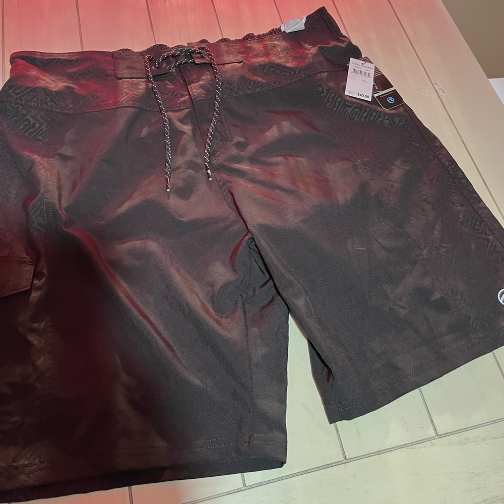 Ocean Current Black swim trunks NEW